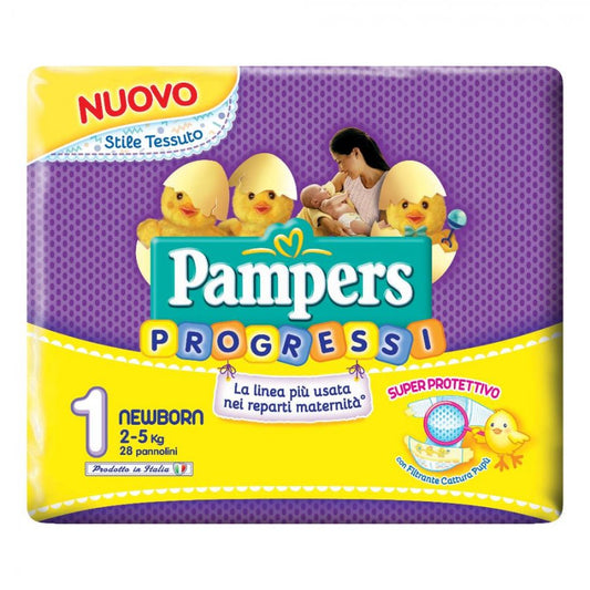 PAMPERS PROGRESSI NEWBORN 28PZ