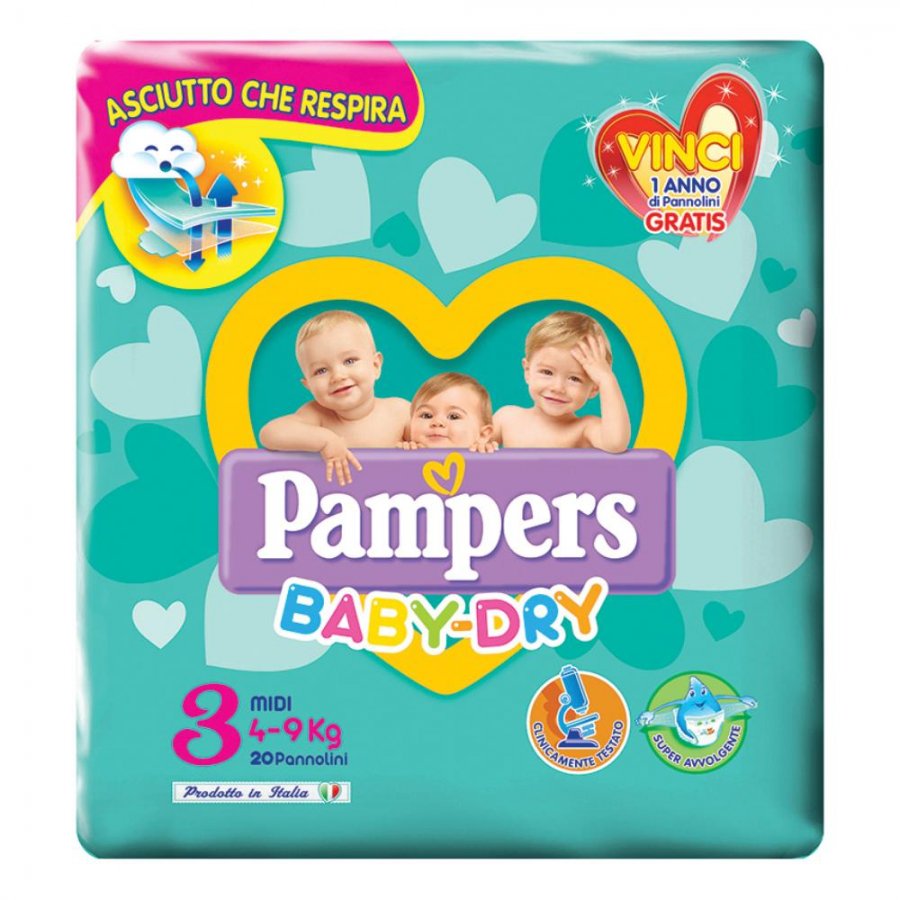 PAMPERS BD DOWNCOUNT MIDI 20PZ