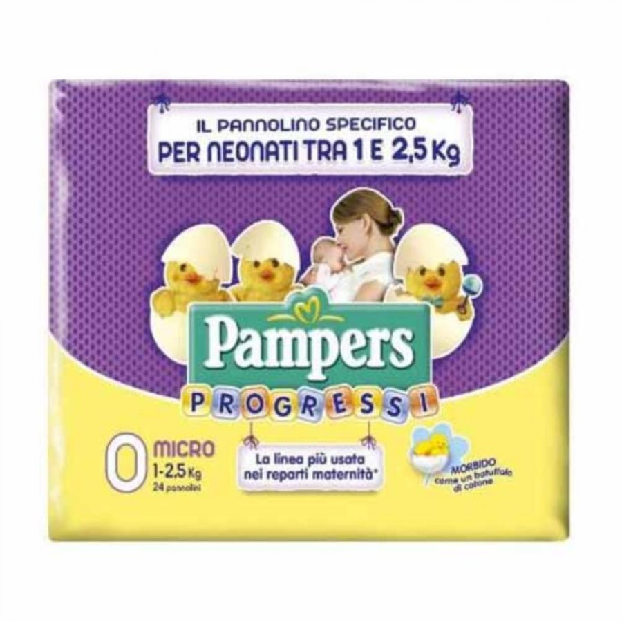 PAMPERS PROGRESSI MICRO 24PZ