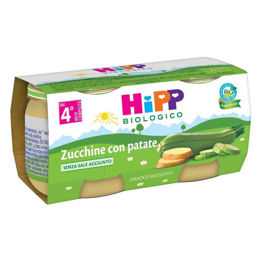 HIPP BIO OMOG ZUCCHINE/PAT2X80