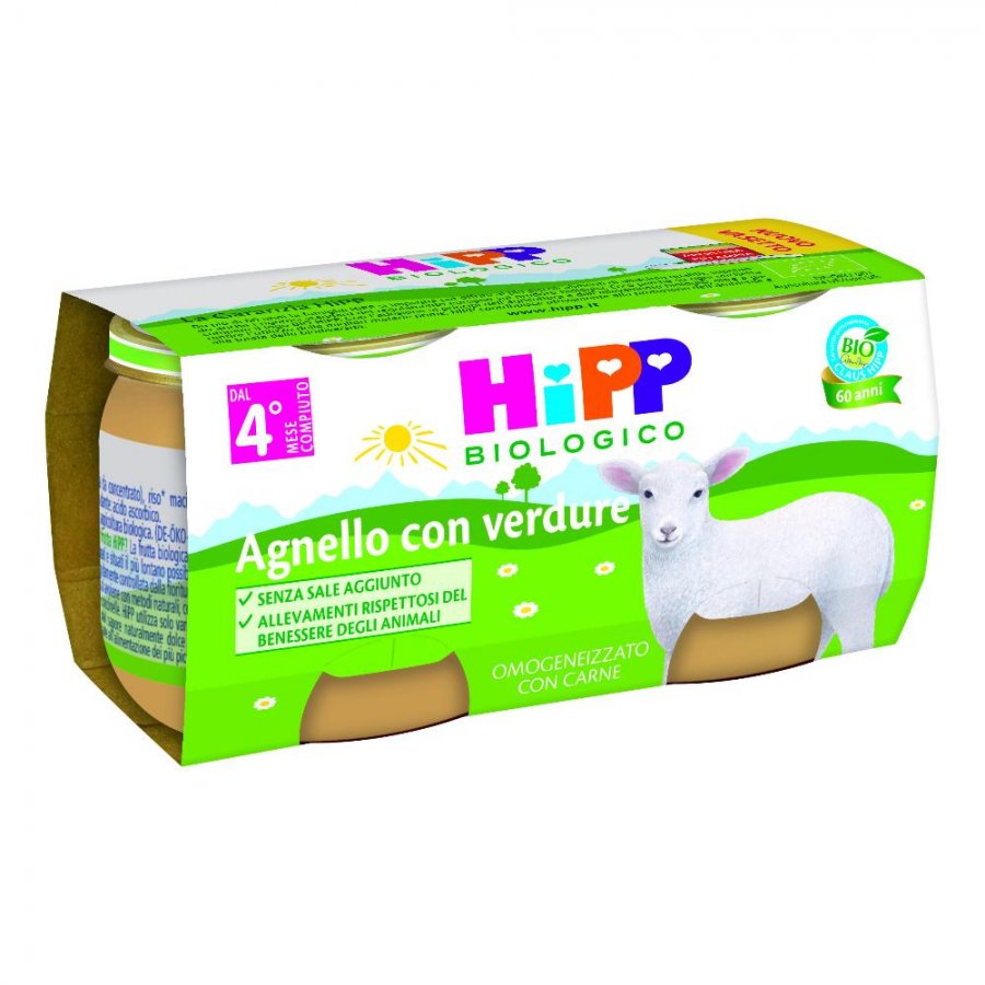 HIPP BIO OMOG AGNELLO 2X80G