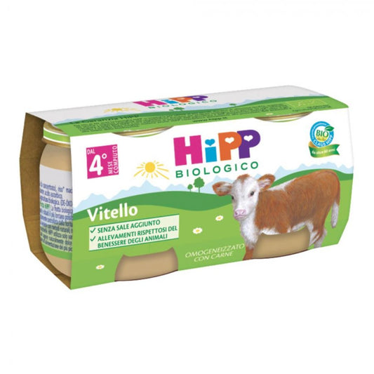 HIPP BIO OMOG VITELLO 2X80G