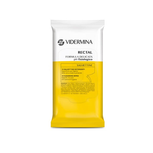 VIDERMINA RECTAL SALVIETTE15PZ