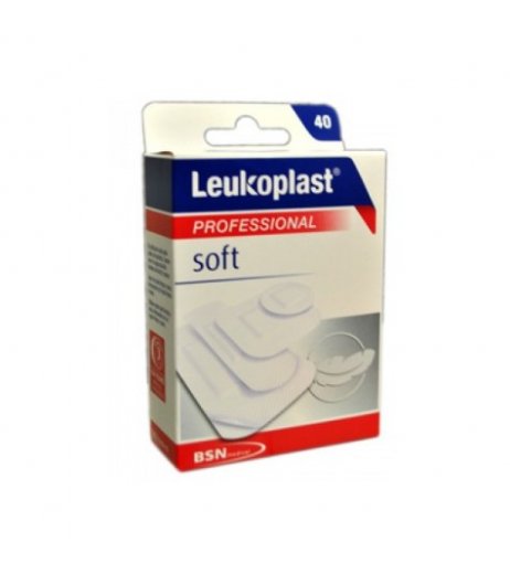 LEUKOPLAST SOFT WHITE 40PZ ASS